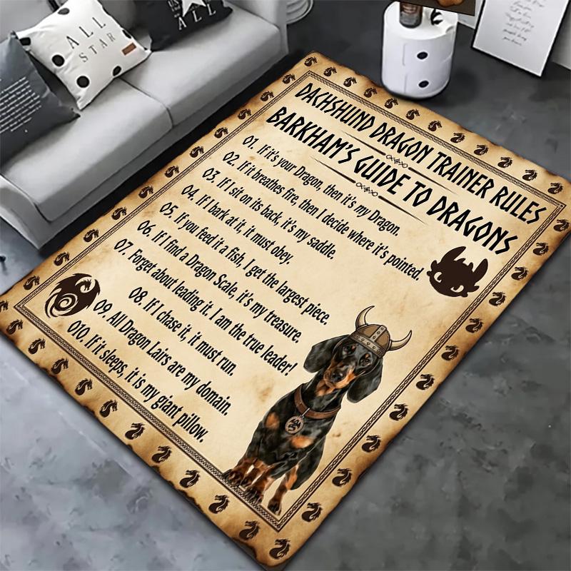 How Train Dragon Carpet Rug For Living Room Bedroom Home Sofa Decoration Kids Play Nonslip Floor Mat
