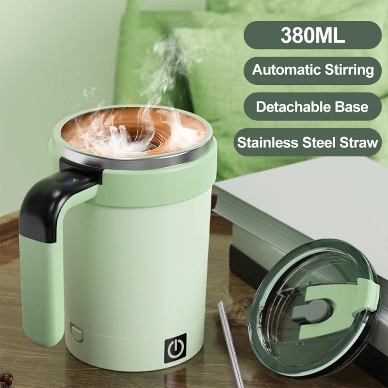 Smart Temperature Control Stirring Cup - Portable Auto-Mix for Coffee, Protein Shakes & Drinks