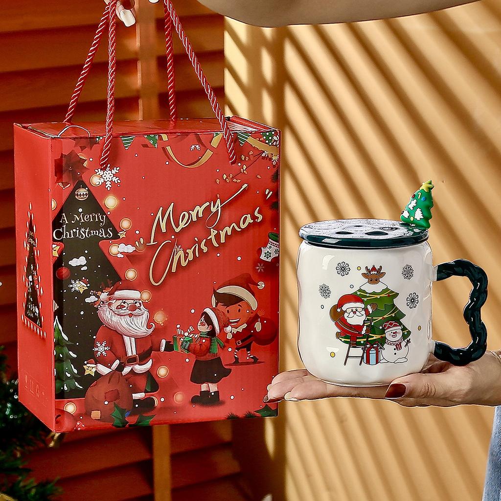 Christmas Santa Claus Mug A Practical Addition to Any Home Simple Use and Easy Keep Clean Built