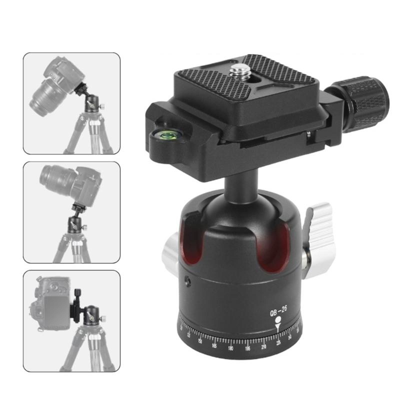1/4 Thread Camera Ball Mount Tripods Featuring Precisions Adjustment Dials For Professional Photography