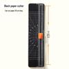 Dual Blade Portable Paper Cutter - Durable Sharp Craft & Office Knife for Students and Artists