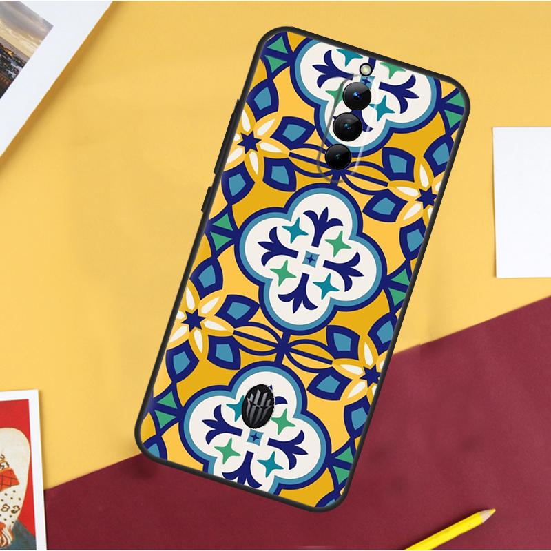 

Moroccan Tile Case For ZTE Nubia Red Magic 10 Air 5G 6R 6 7 6S 7S Pro 8S 9S 10S 8 9 10 11 Pro Plus Cover Red Magic 8S Pro