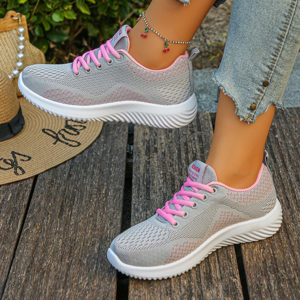 Women's Lightweight Running Shoes - Soft Sole Casual Sneakers for Spring/Summer, Fashion Slip-On Walking Shoes