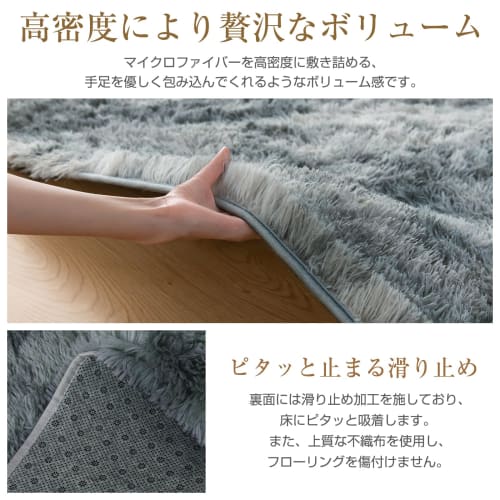 Softime Carpet Rug, Shaggy Rug, 120x160cm, Washable, Non-Slip, All-Season Rug, Antibacterial, Odor Resistant, Dust Mite Resistant, Soft to the Touch,