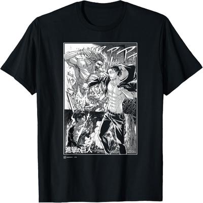 Eren Yeager Titan Transformation Manga Style T-Shirt