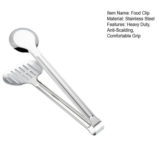 Moderní dlouhá rukojeť proti opaření odolná proti vysokým teplotám Univerzální potravina Svorka na maso Steaková kleště Kuchyňské potřeby Steaková svorka