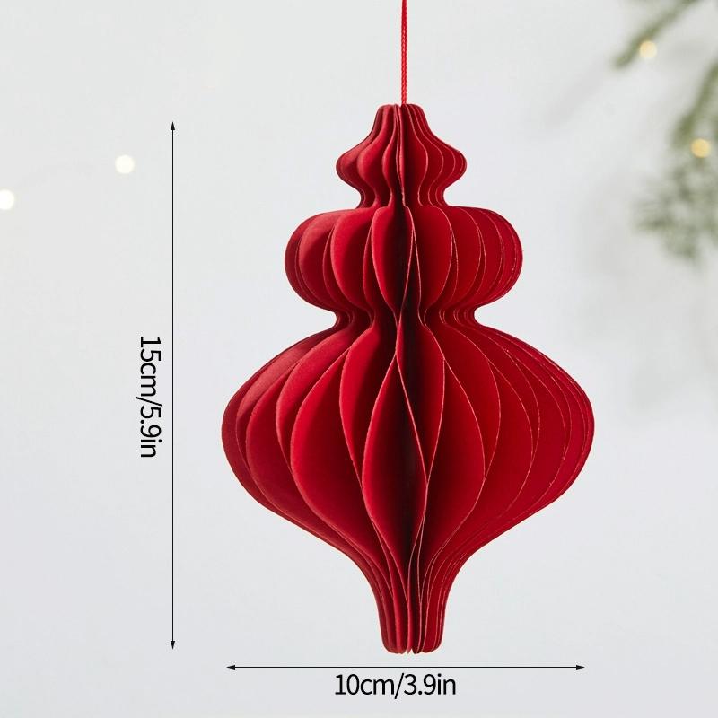 Christmas Decorations Chinese Wedding New Year Hanging Pendants Wall Decoration Home Decor Paper Lantern Accessorie