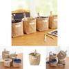 Stylish Cotton Linen Wall Hanging Mini Storage Basket For Kids Toy Sundries Organizer
