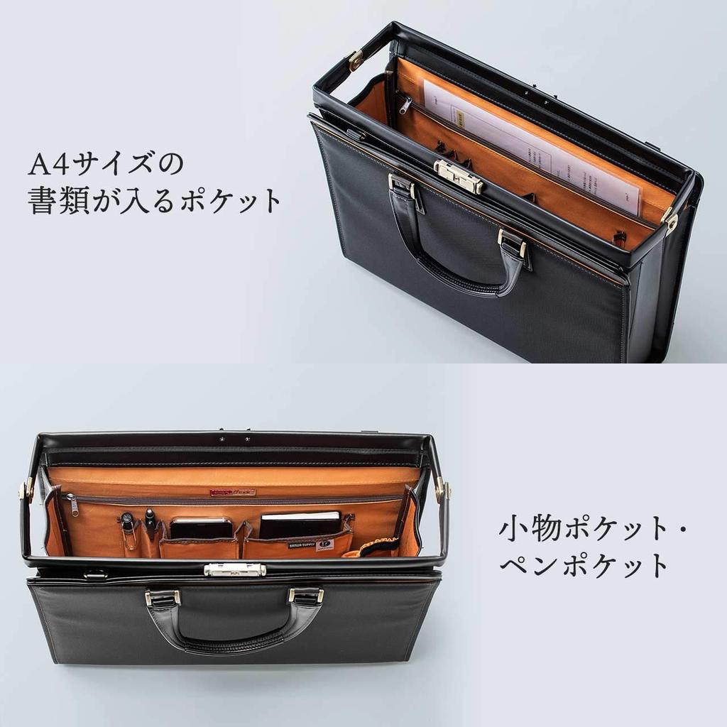 Made In Japan Dulles Bag Toyooka Sewing Toray Super Strong Nylon Type Wide PC Storage Navy [Sanwa Direct] 13.3 200-BAG164NV