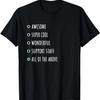 Fantastisches Support-Team Lustiges Dankeschön-T-Shirt