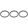 3Pcs Sealing Ring Set Rubber Sealing Gaskets Cam Adjuster Seals for 4 Cylinder Gasoline Engine