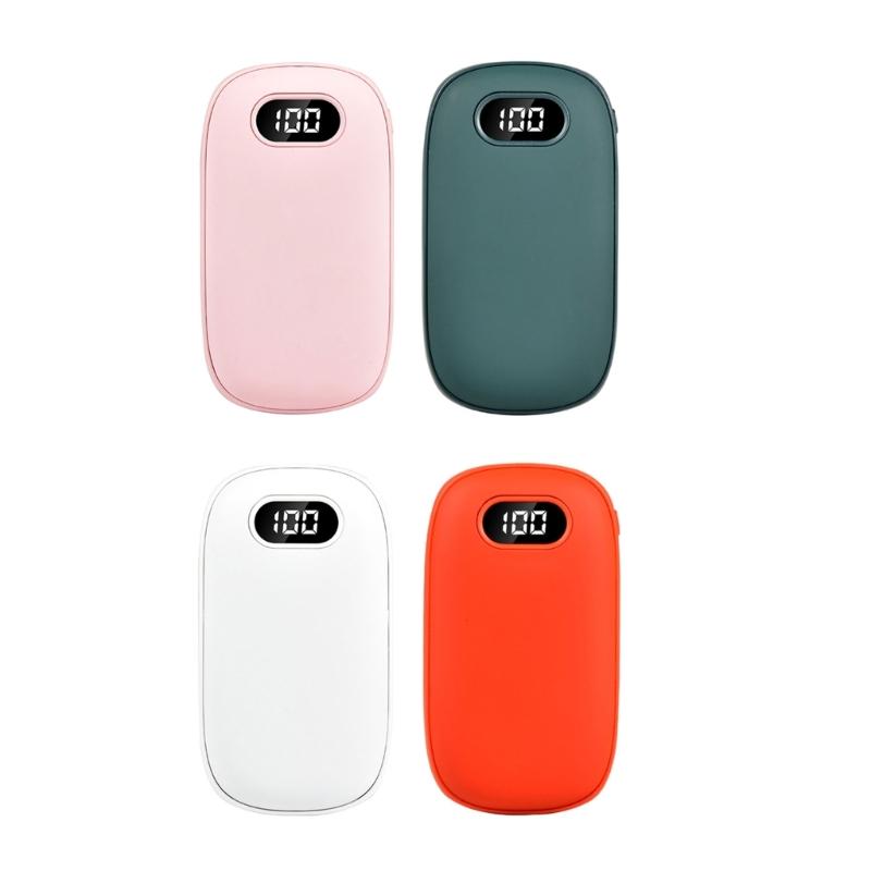 Pocket Sized Electric USB Hand Warmer Stay Warm in Cold Weather Power Banks Style and Convenience Heaters for Office Use