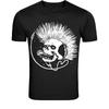 Punk Skull Mohawk T-Shirt - Rock Music Rebel Graphic Tee