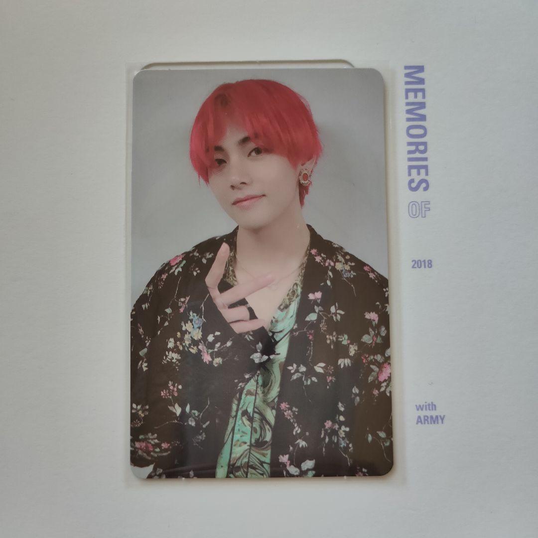 

[ИСПОЛЬЗОВАННЫЙ] BTS Memories 2018 Blu-ray Коллекционная карточка Taehyung V Taete