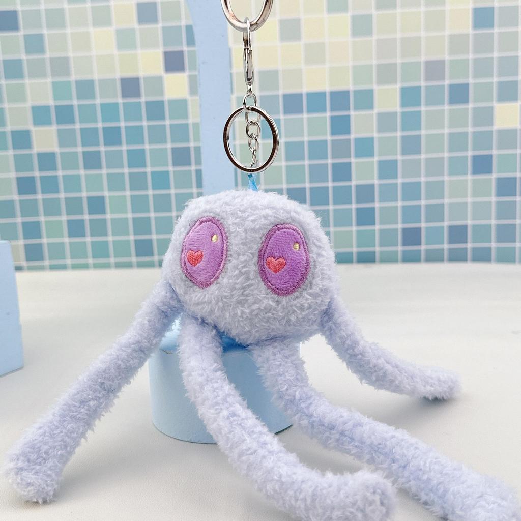 Portachiavi Peluche Bambola Mostro Occhi Grandi