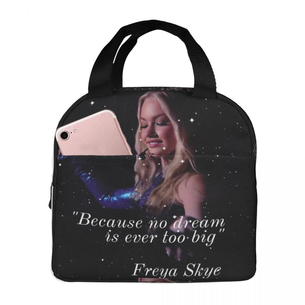 Freya Skye Singer Tour 2026 Borsa Pranzo Termica Contenitori per Cibo Portatili Borsa Frigo Termica per Scuola Ufficio