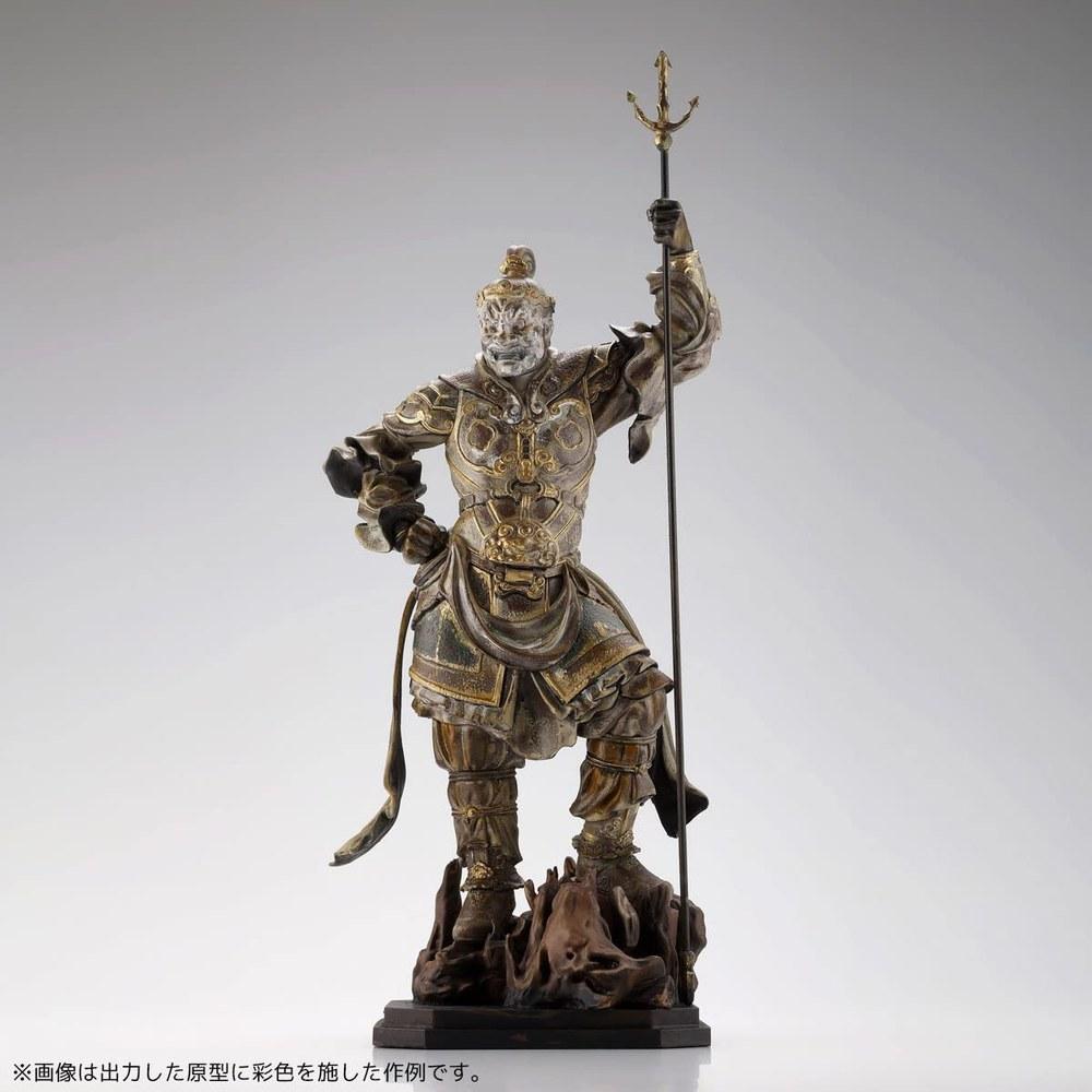 KAIYODO Art Plast Four Heavenly Kings Statue Enmaten AP013 Unpainted Unassembled Plastic Model Kit 160mm Non-scale