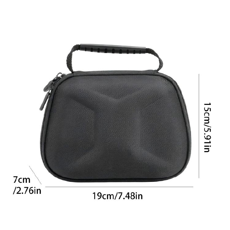 Bag with Mesh Pocket Game Controller Travel Carrying Case Scratchproof Shockproof Storage Box for Steam Controller 2