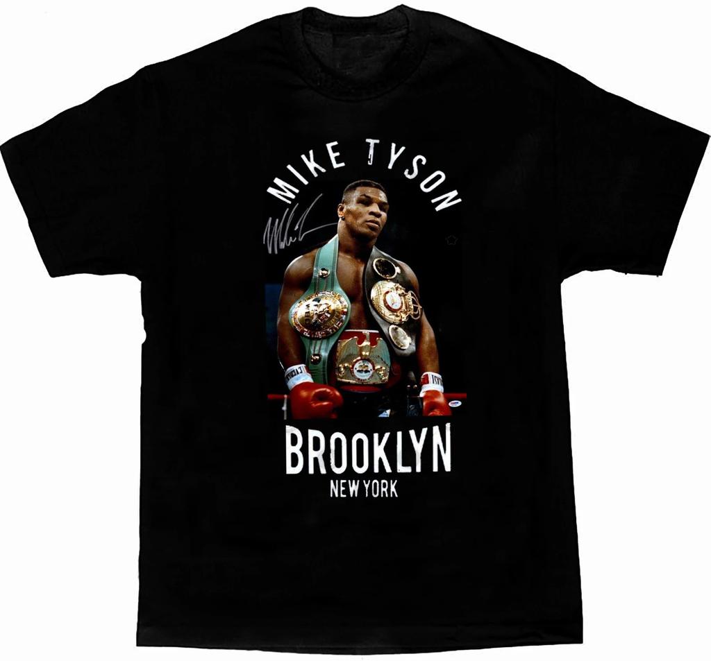 Brooklyn NY Mike Tyson TShirt Summer Cotton Short Sleeve ONeck Mens T Shirt New S3XL