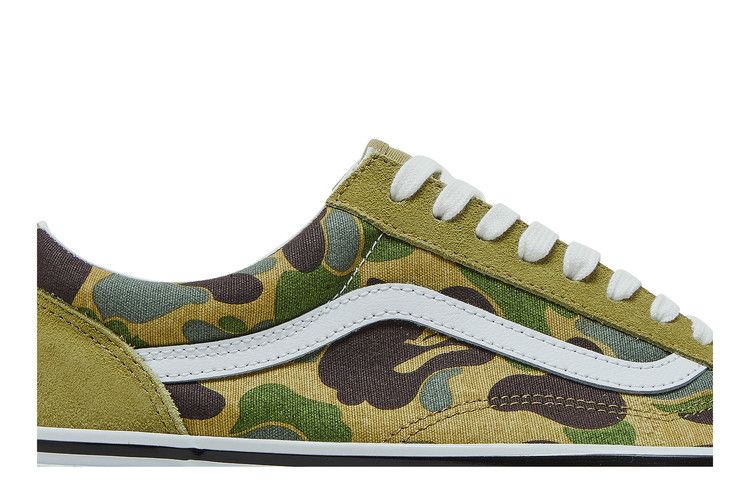Men's Sneakers Vans Old Skool 36 DX Bape Green ABC Camo Green/Dark Green/White
