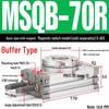 Adjustable Pneumatic Rotary Cylinder, Oscillating Gear Type 90°/180° HRQ50A MSQB10A70A.