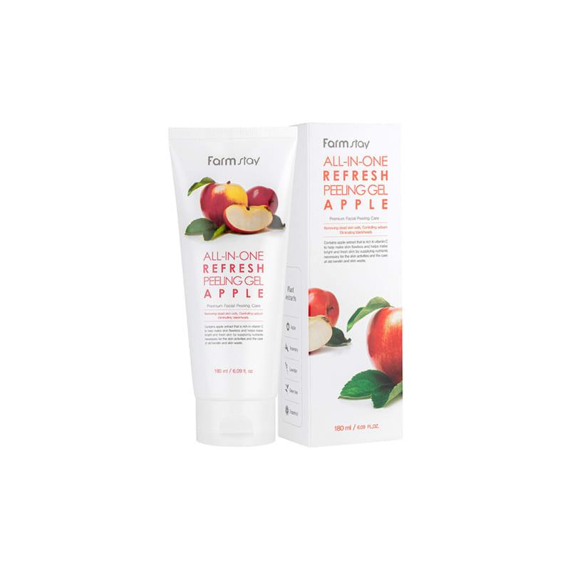 Wielofunkcyjny Odświeżający Żel Peelingujący Jabłkowy 180ml
