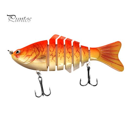 

9.5CM/16G Тонущая многосочлененная рыболовная приманка для дальнего заброса, 7-секционная, бионическая жесткая искусственная приманка, аксессуары для рыбалки в пресной и соленой воде 9