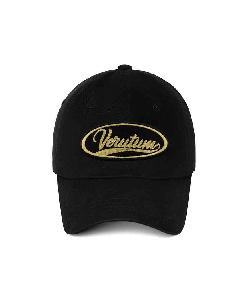 VERUTUM Wave Logo Wappen Ball Cap Black