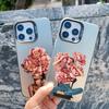 Women Fashion Daisy Flower Girl Phone Case For iPhone 13 14 Pro Max Mini 16 15 12 11 Pro Max 15 14 Plus Shockproof Laser Cover