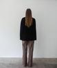 Onyueooun Brown Striped Trousers
