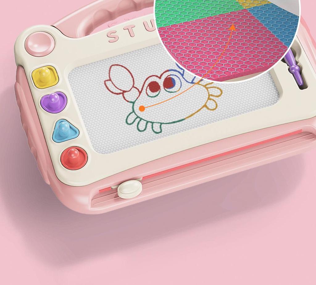 Multicolor Magnetic Drawing Board for Kids - Graffiti and Writing Toy for Ages 0-6