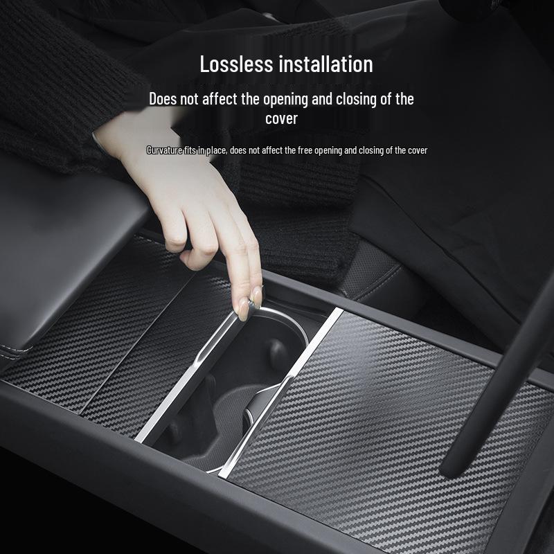Model Y/3 Six-Seater Center Console Panel Sticker for Interior Modification
