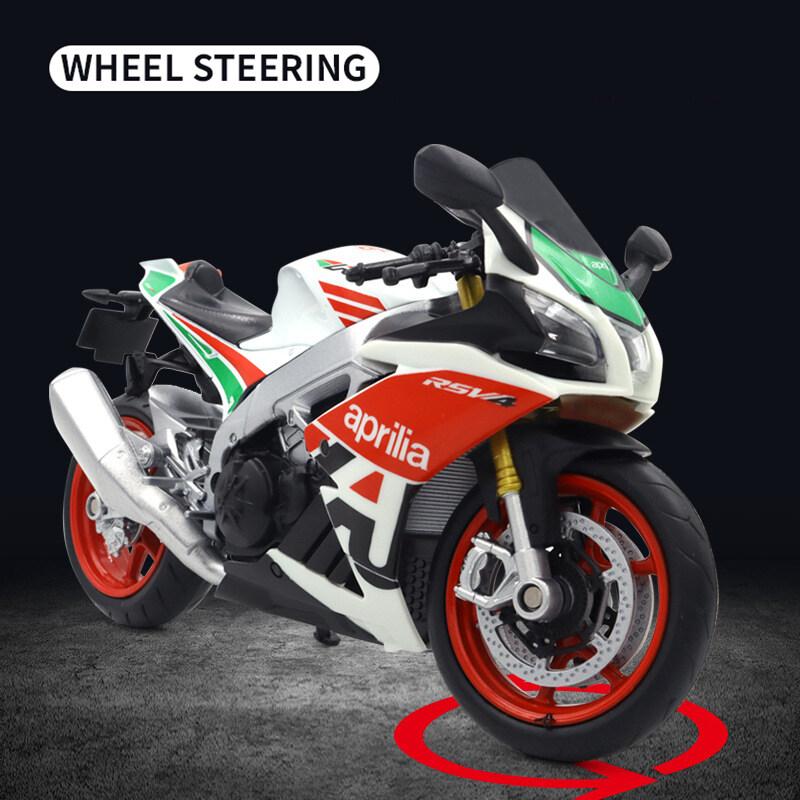 1/12 Scale Motor APRILIA RSV4 RR1000 Alloy Diecast Models Motorcycle Toy For Gifts Collections Decorations