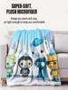 Octonauts Ice Expedition Polar Style Cartoon Print Fleece Blanket for Kids Boys Girls Warm Quality Blanket for Home Travel Picni