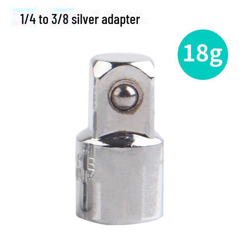 

Адаптер для торцевого ключа с храповым механизмом Cross-Border: Головка для преобразования 1/2 в 3/8 и 1/4 1/4 inner hole to 3/8 head