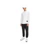 Calvin Klein Solid Color Letter Logo Print Crew Neck Long Sleeve T-Shirt Men Tops White J30J319312-YAF