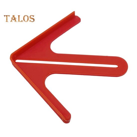 

Линейка позиционирования Портативный инструмент для разметки треугольником Компактная конструкция Легкий точный центрирующий маркер Измерительный инструмент красный