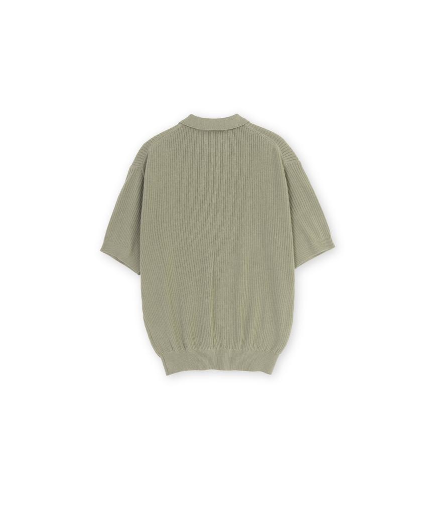 Beulaunyadeu Knit Polo Shirt, Vintage Khaki