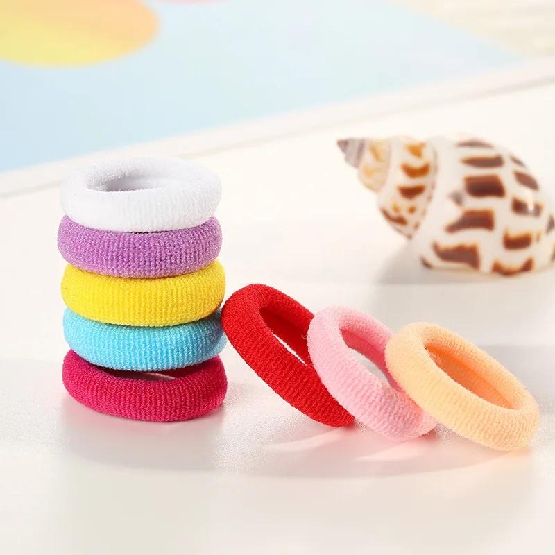 Small Rubber Band High Elasticity Does Not Hurt The Hair Multi Color System 2 Cm Diameter