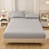 Polyester Fitted Sheet 30cm Deep And Solid Color With Breathable Fabric For Bedroom Use
