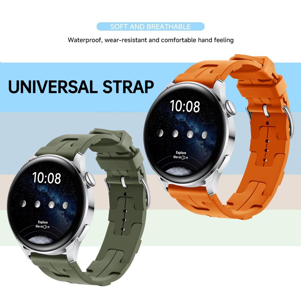 22mm 20mm Silicone Strap for Samsung Galaxy Watch Band 7 6 5 4 40/44mm 6Classic 43/47mm Bracelet for Huawei Watch GT5 Pro 46mm