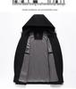 Men's 26-Year Spring & Autumn Hooded Jacket in Sealed Milk Silk for Middle-aged & Elderly