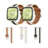 Color Matching Genuine Leather Strap for Huawei Watch Fit 4 Pro/4/3 Quick Release Watch Band