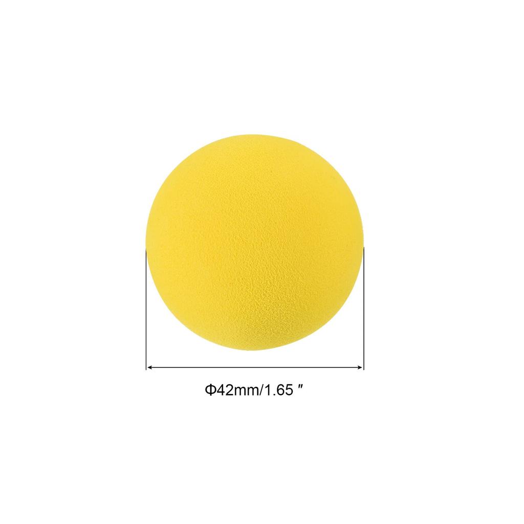 PATIKIL Golf Foam Pack of EVA 42mm Outer for Swing Indoor and Outdoor Yellow Balls, 20, Sponge, Diameter, Exercise, Flying, Practice, Training,