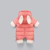 Baby Winter Romper Thick Padded Snowsuit Cartoon Hooded Jumpsuit Newborn Boys Girls