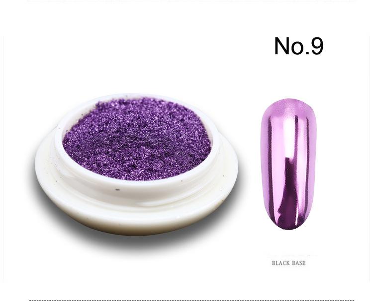 Multicolor 19 Colors Mirror Powder Hot-Selling Rice Drum Bottle Titanium Gold Nail Art DIY Essential for Nail Salons