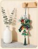 Dragon Boat Festival 2026 Hand-Woven Wanzi Knot Zongzi Pendant with Bell - New Home Decoration Ornament