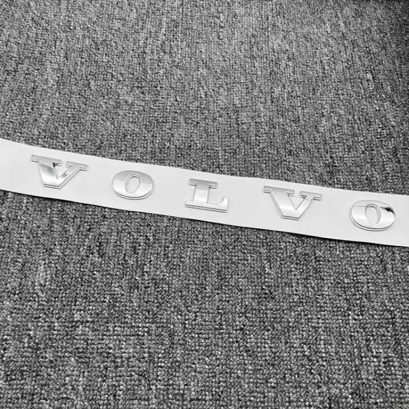 Car 3D ABS sticker badge is suitable for Volvo V60S9S8LXC60XC90 trunk sticker Volvo letter Polaris stereo badge tail decoration.