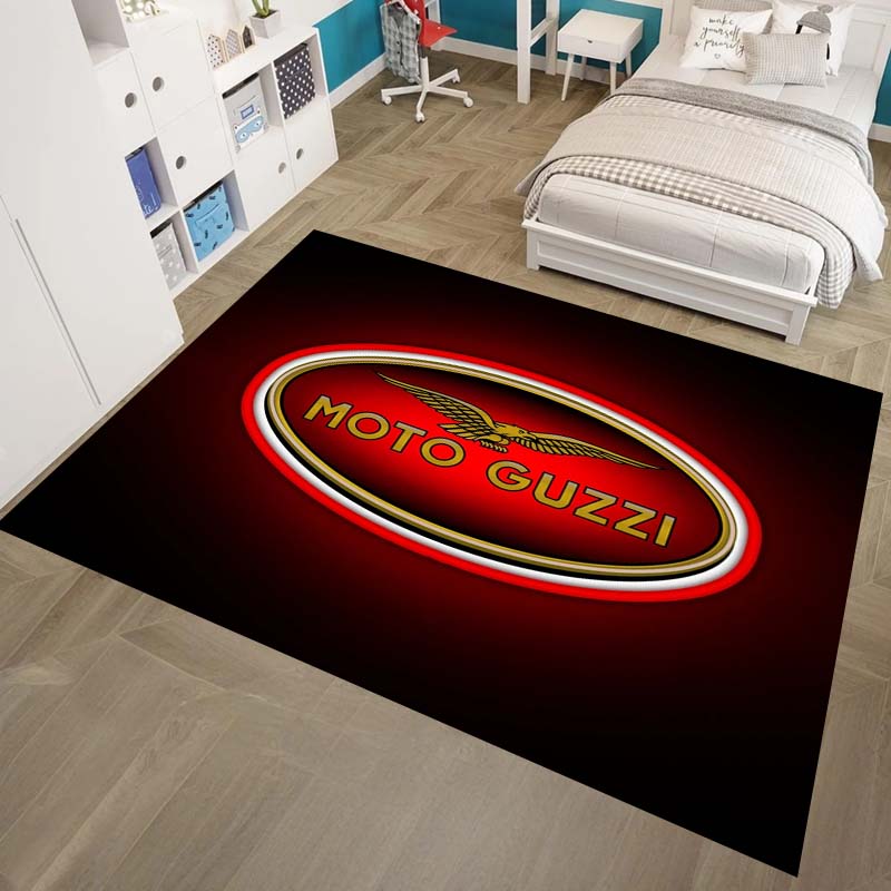 ANIME M-Moto Guzzi Floor Mat Absorbent Floor Mat Non-Slip Entrance Rug for Bathrooms Restrooms and Toilets