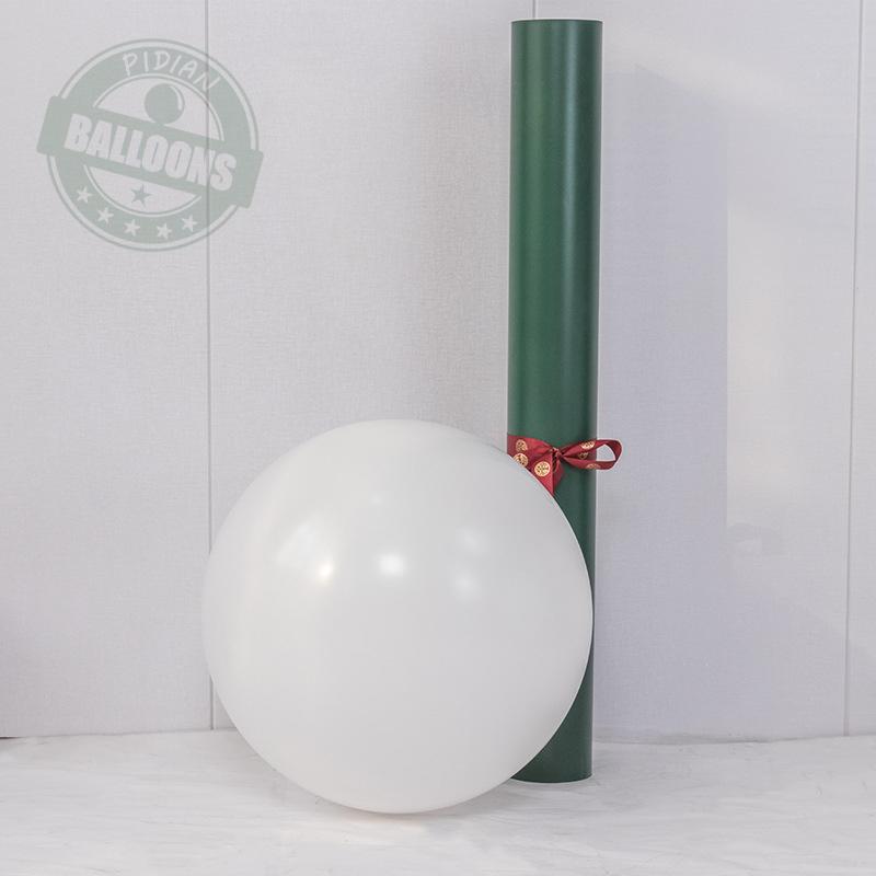 Balão Redondo Branco Puro Fosco Espessado 5" 10" 12" 18" 36" Balões Gigantes de Látex para Hélio Decoração de Aniversário de Menina Decoração de Casamento